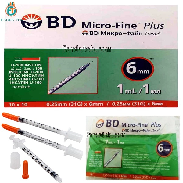 خرید و قیمت سرنگ انسولین یک BD + فروش عمده